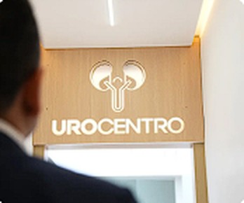 Recepção com logotipo UROCENTRO